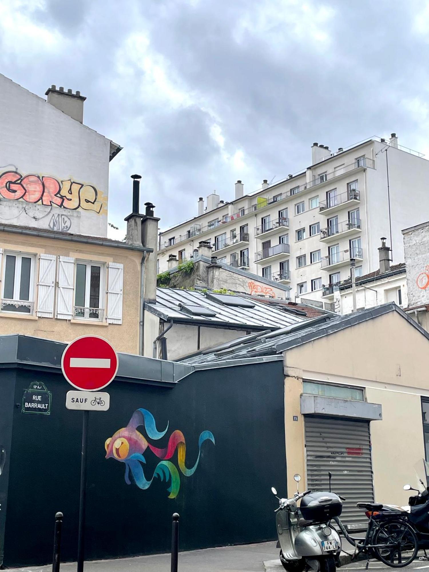 Studio Paris 13 Quartier Butte-Aux-Cailles Exterior foto